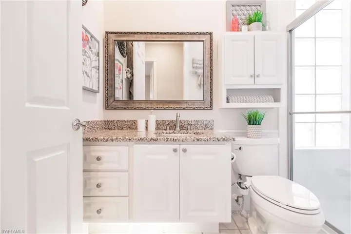 Shower was remodeled.