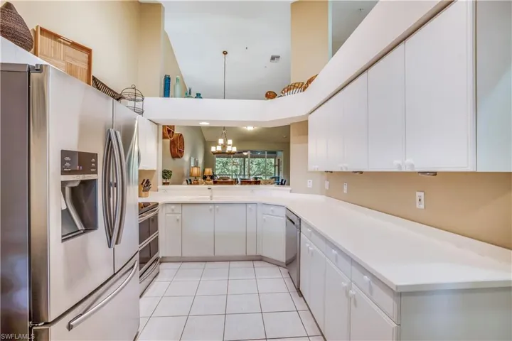 Kitchen with stainless steel appliances