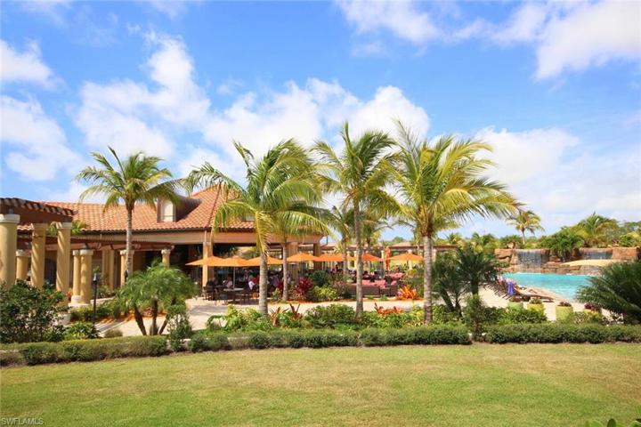 Lush landscaping