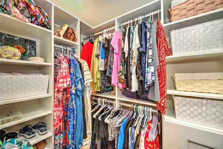 View of spacious closet