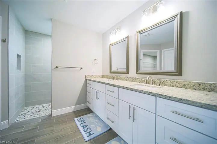 The Master Bathroom Comes With Dual Sinks And Mirrors, Granite Countertops, Eash Touch Cabinets And Drawers, And A Large Linen Closet!