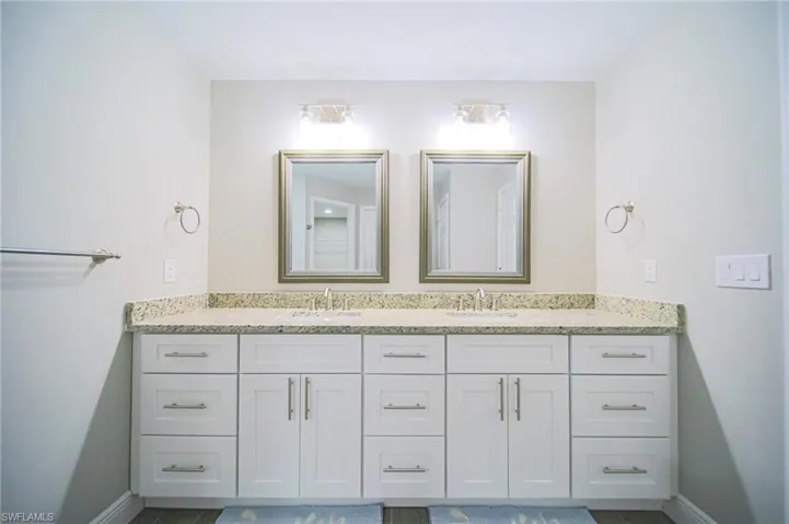 The Master Bathroom Comes With Dual Sinks And Mirrors, Granite Countertops, Eash Touch Cabinets And Drawers, And A Large Linen Closet!