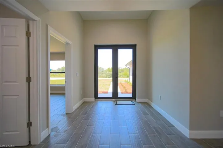 Double Hurricane Door Front Entry Makes Moving Into Your New Home Much Easier!