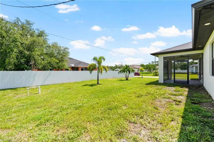 Large Backyard, Plenty room for a pool