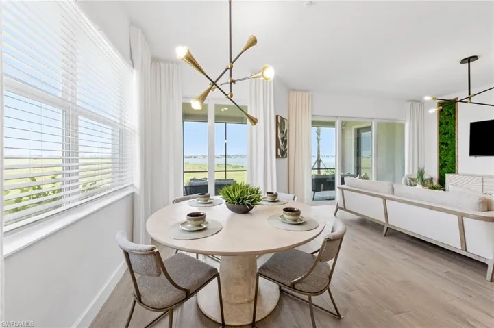 Wood-finish flooring throughout