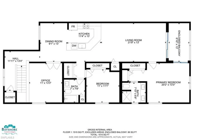 View of room layout