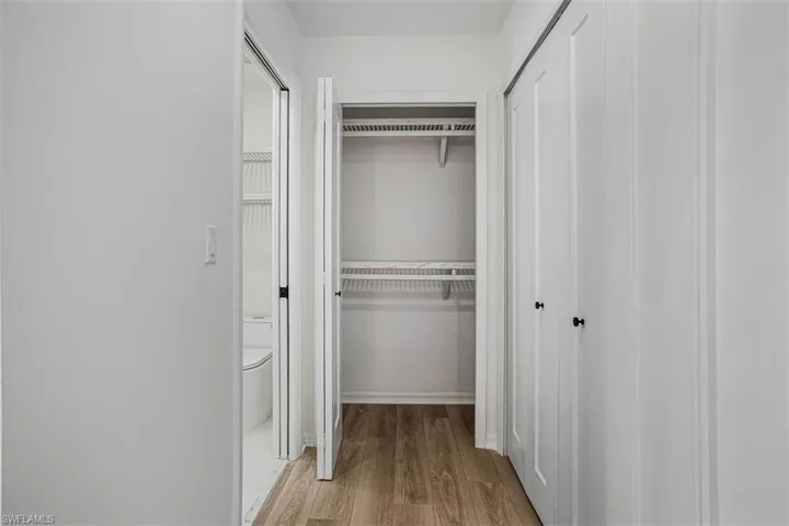 View of closet