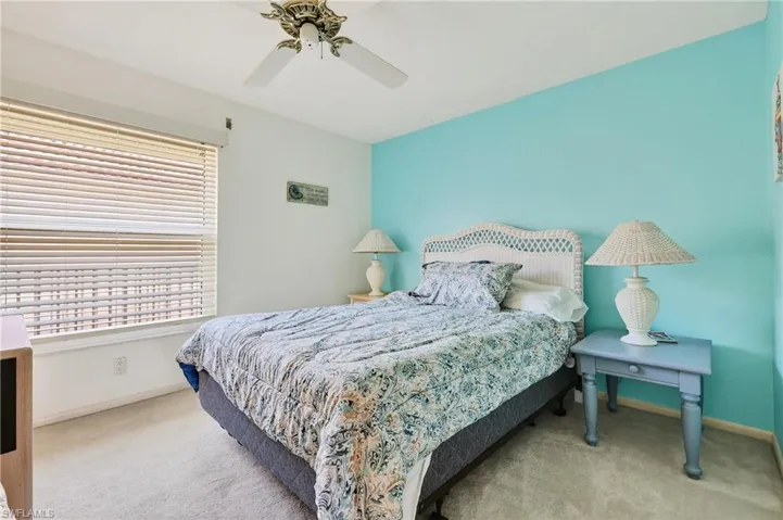 Bedroom #2 with ceiling fan