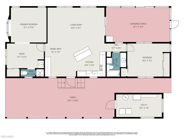 View of floor plan / room layout