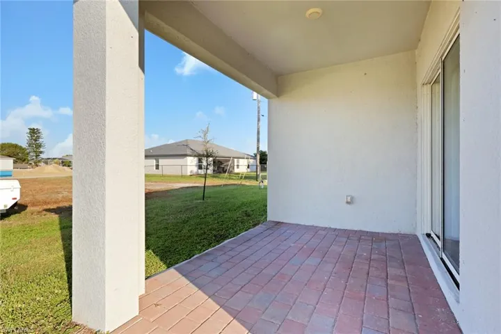 View of patio