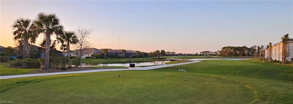 View of the lake and 11th Tee