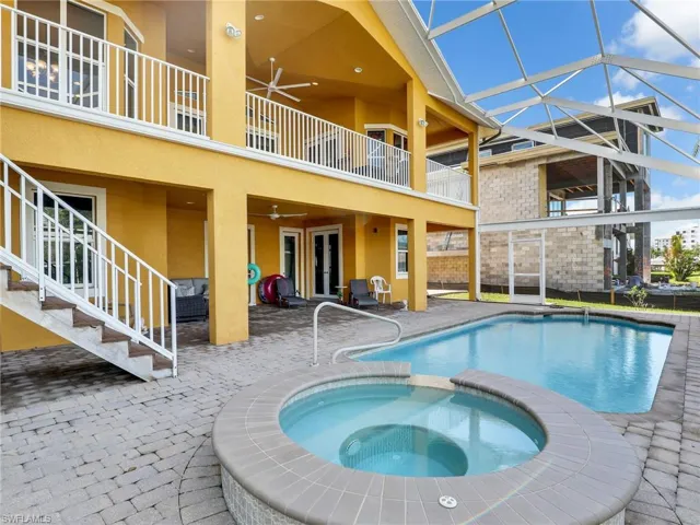 POOL AND SPA WITH NEW HEAT PUMP