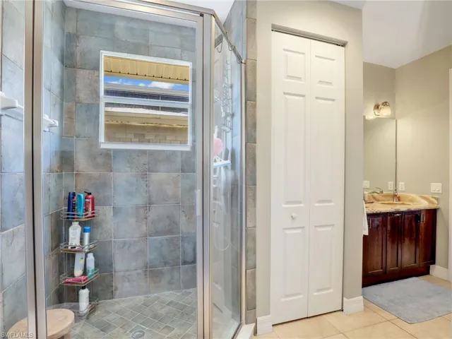 MASTER BATH WITH UPGRADED SHOWER