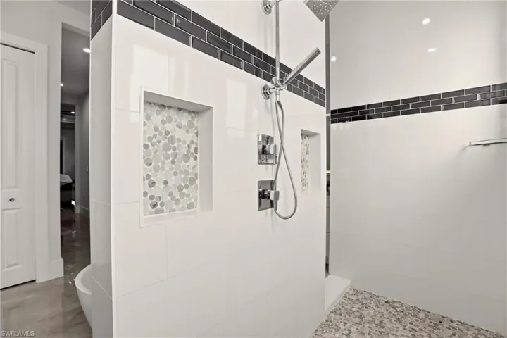 Full bathroom with walk in shower