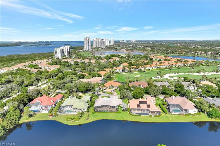 Birds eye view of the surrounding area. The Gulf of Mexico is just a short distance away.