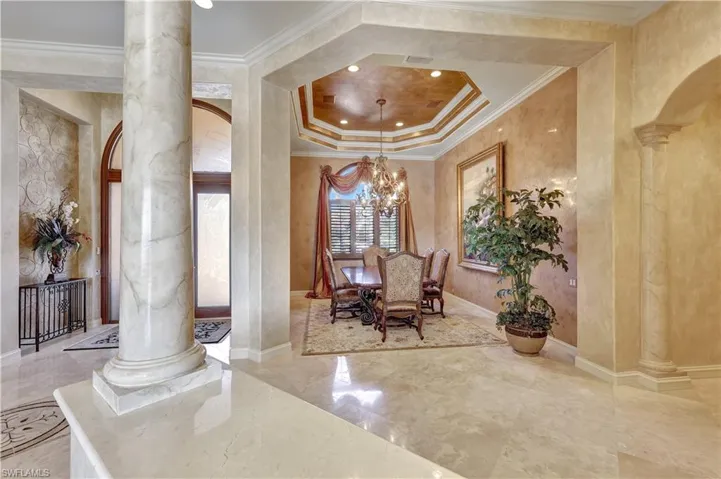 Post dinner party, linger in this elegant room for conversation and a cocktail.