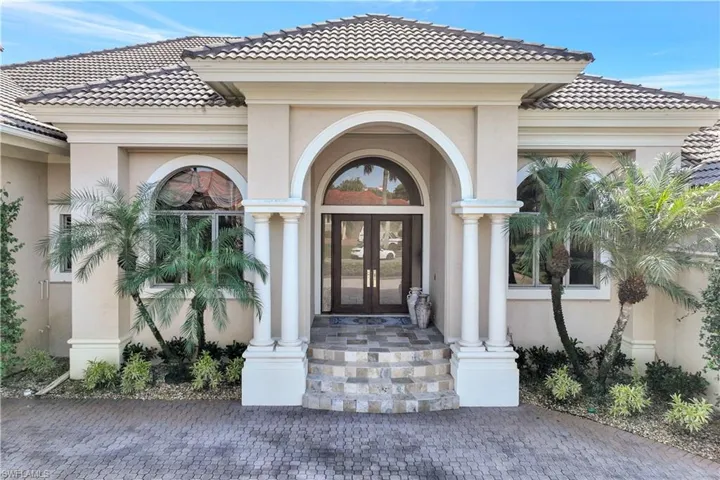 This is the grand entrance that greets you upon returning home.