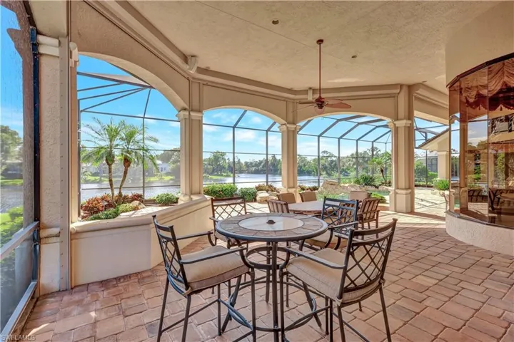Magnificent, screened pool area with plenty of covered space!