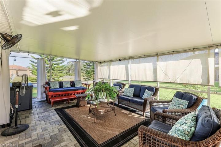 Pull Down Sun Shades, furniture included in entire house plus patio furniture