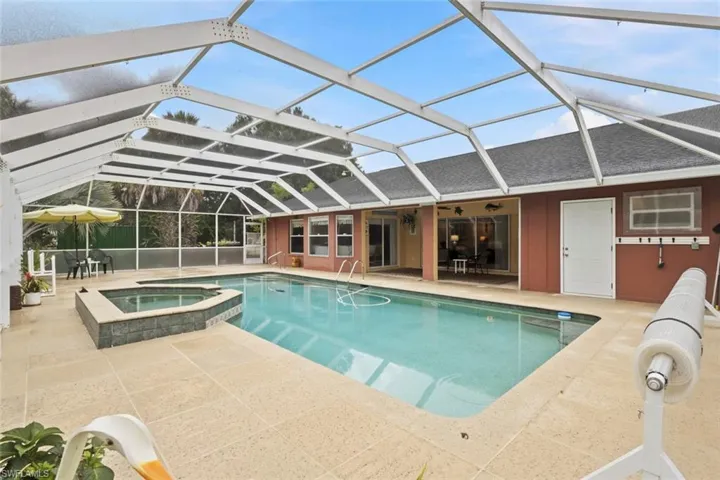Direct access to the interior via sliding glass doors