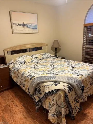 Wood-finish flooring throughout