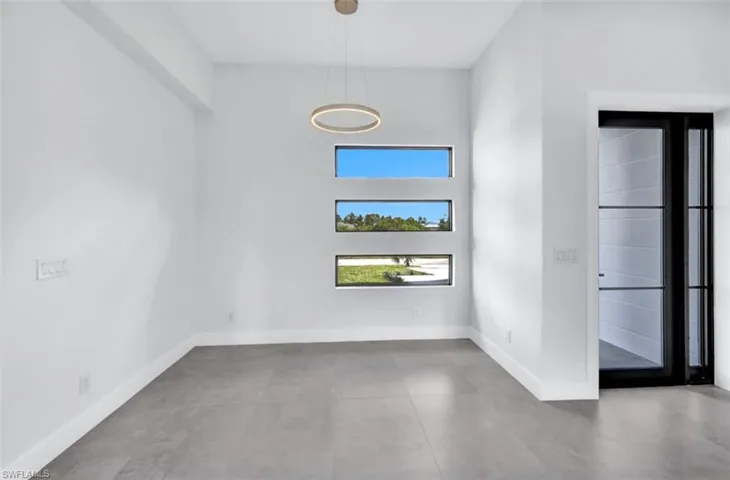 View of spare room