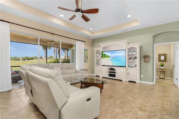 Great Room w/3 panel to enjoy sunsets