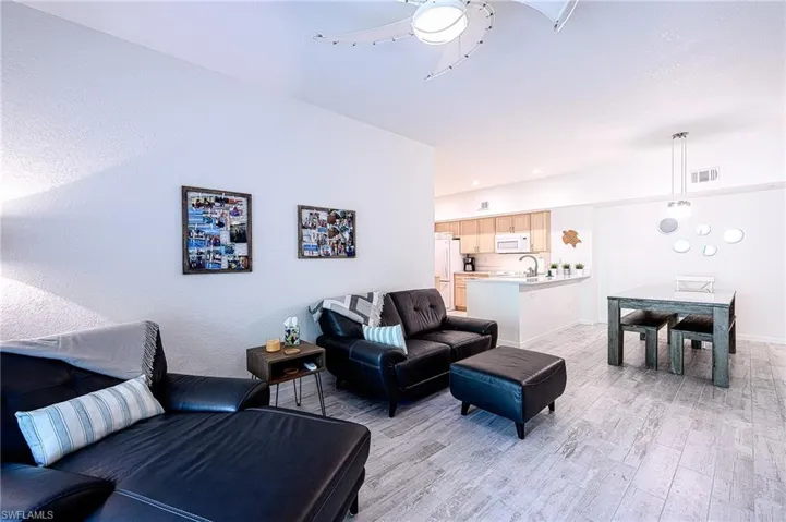 Living Room w/ Plank Tile Floors