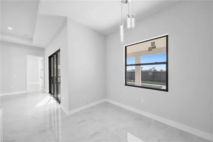 View of spare room