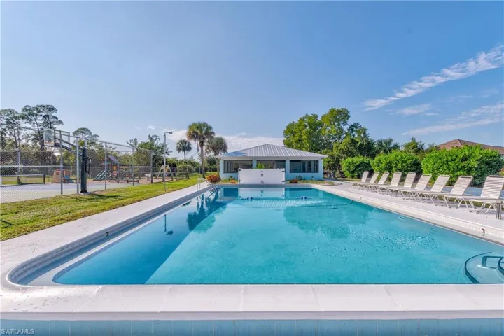 View of pool