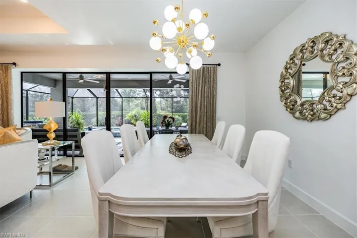 Formal dining area