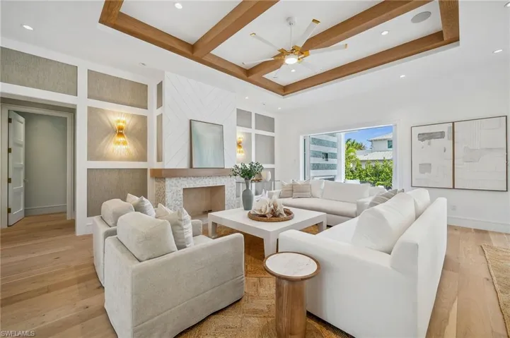 Living Room with Fireplace