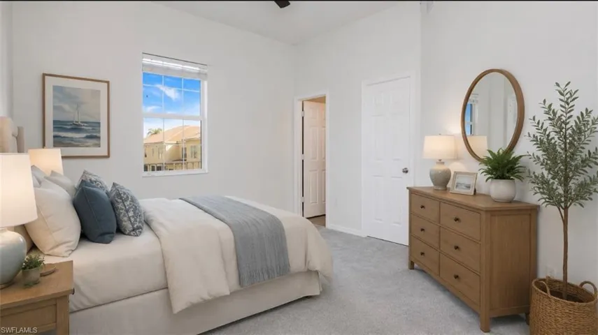 Virtually Staged Guest Bedroom