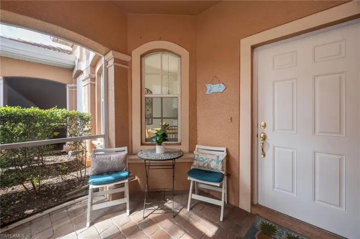 Screened entry