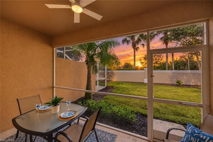 Enjoy sunset view from your western exposure lanai