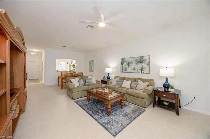 Dining with opening to kitchen