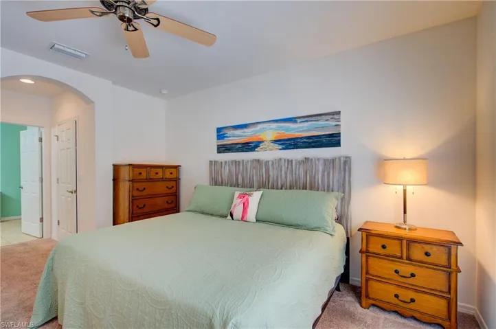 The master bedroom is expansive at 14' x 13'