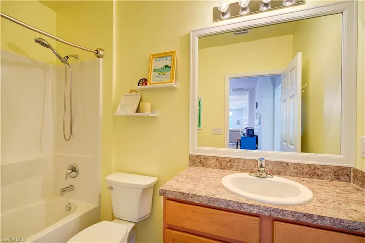 A lovely guest bathroom, conveniently located