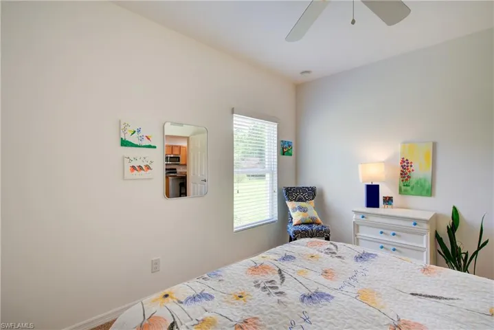 Notice the volume ceilings continue throughout the home