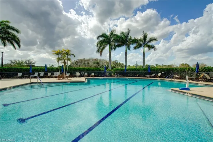 A resort style heated pool & plenty of room for sunbathing
