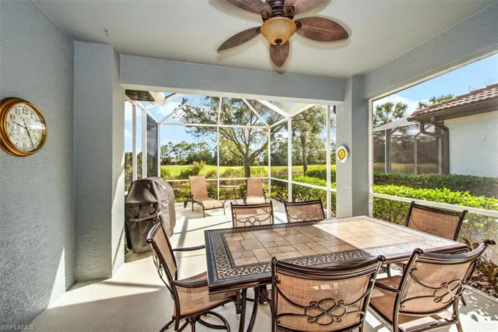 Sunroom with dining area and natural light!