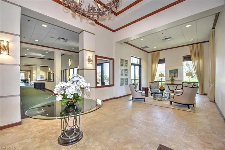 View of building lobby