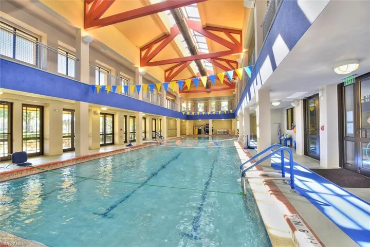 View of Community indoor pool!