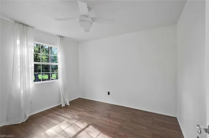 Beautiful parcel, privacy on all sides. City of Bonita Springs owns the land around it as preserved park area. Very quiet.