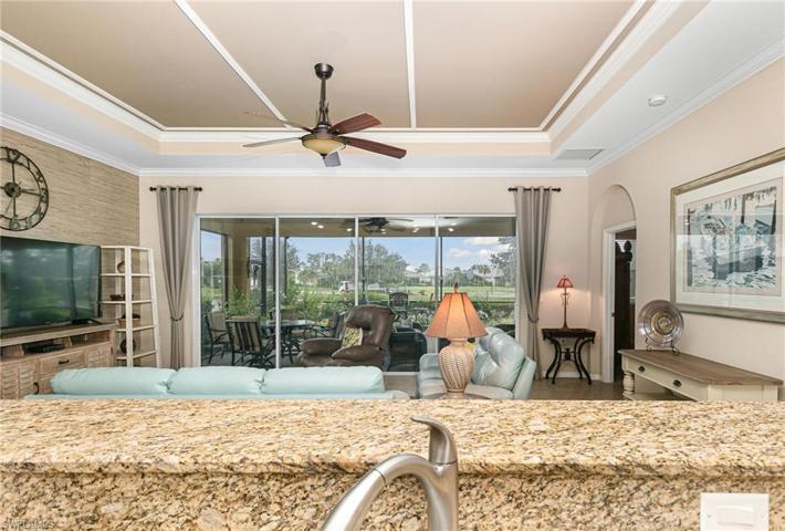 Dressed tray in Great roomWindow wall leading to the lanai