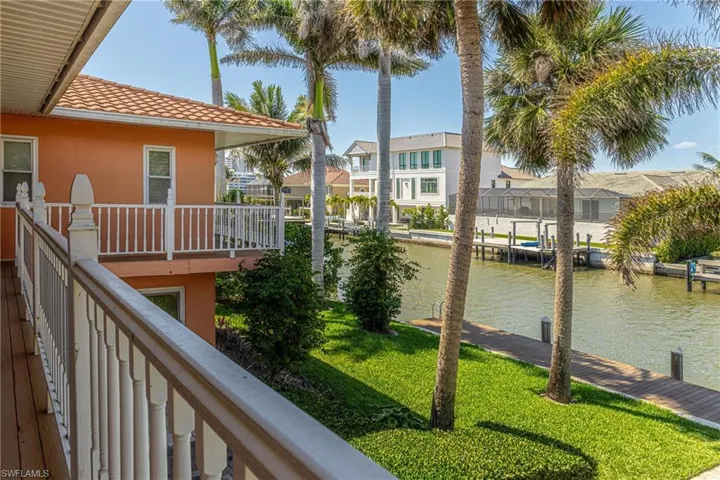 Water view with a residential view