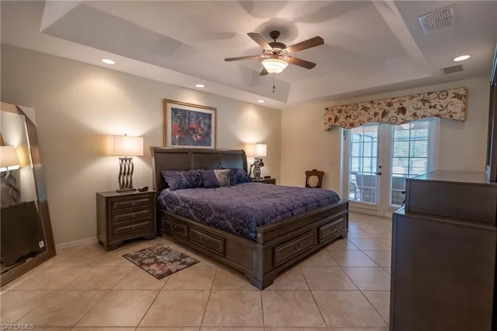Extra large primary bedroom.