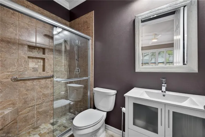 Bathroom #3 Convenient Walk-In Shower