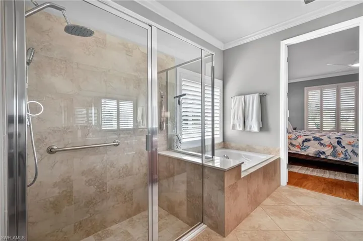 Owner's Suite Bathroom Walk-In Shower and Tub
