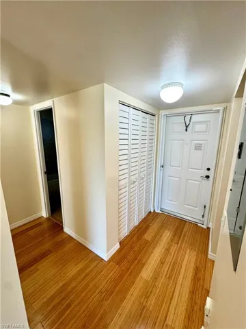 Entry with extra closet space